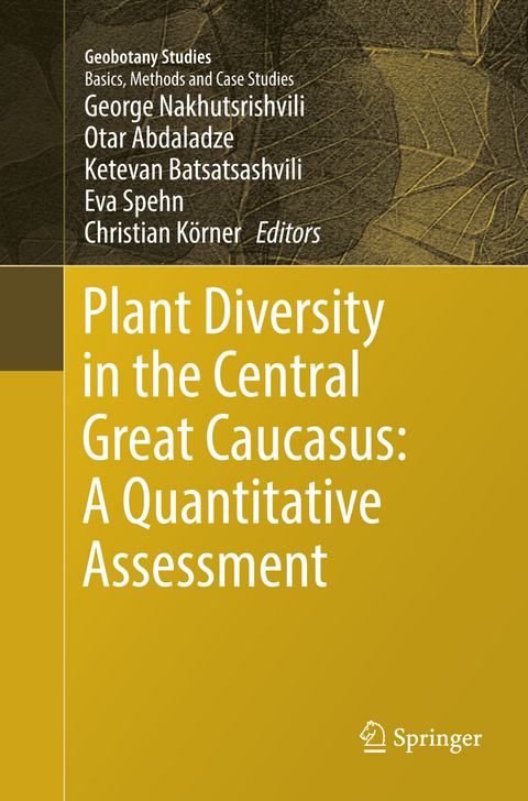 Plant Diversity in the Central Great Caucasus: A Quantitative Assessment - 