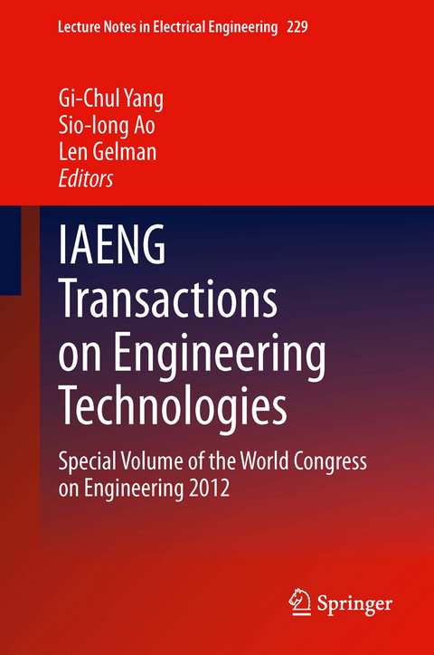 IAENG Transactions on Engineering Technologies - 