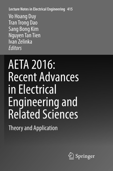 AETA 2016: Recent Advances in Electrical Engineering and Related Sciences - 