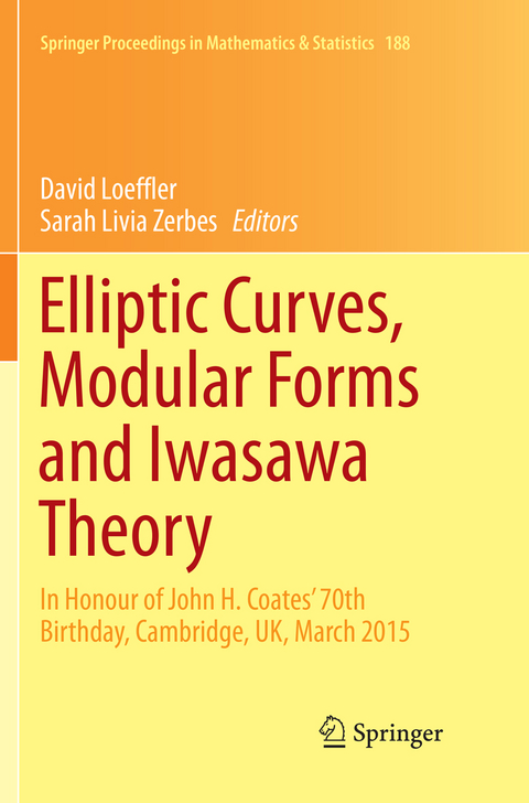 Elliptic Curves, Modular Forms and Iwasawa Theory - 