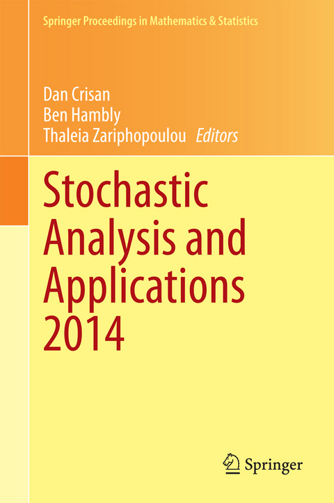 Stochastic Analysis and Applications 2014 - 