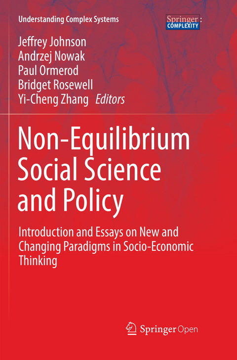 Non-Equilibrium Social Science and Policy - 