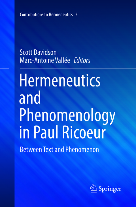 Hermeneutics and Phenomenology in Paul Ricoeur - 