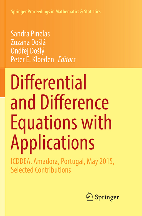 Differential and Difference Equations with Applications - 