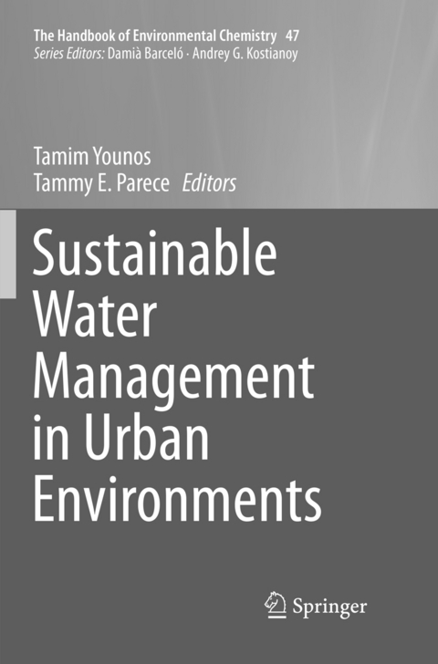 Sustainable Water Management in Urban Environments - 