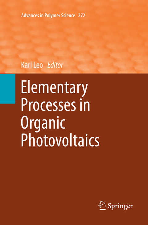 Elementary Processes in Organic Photovoltaics - 