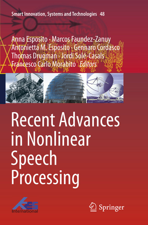 Recent Advances in Nonlinear Speech Processing - 