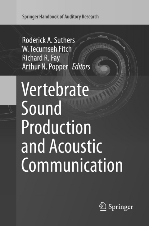 Vertebrate Sound Production and Acoustic Communication - 