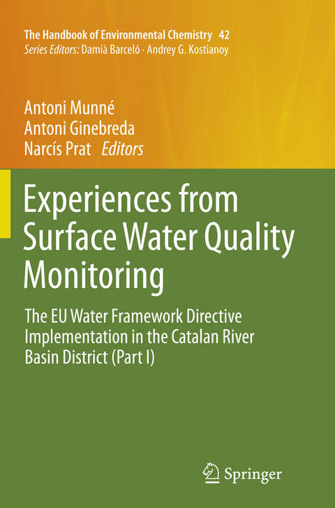 Experiences from Surface Water Quality Monitoring - 