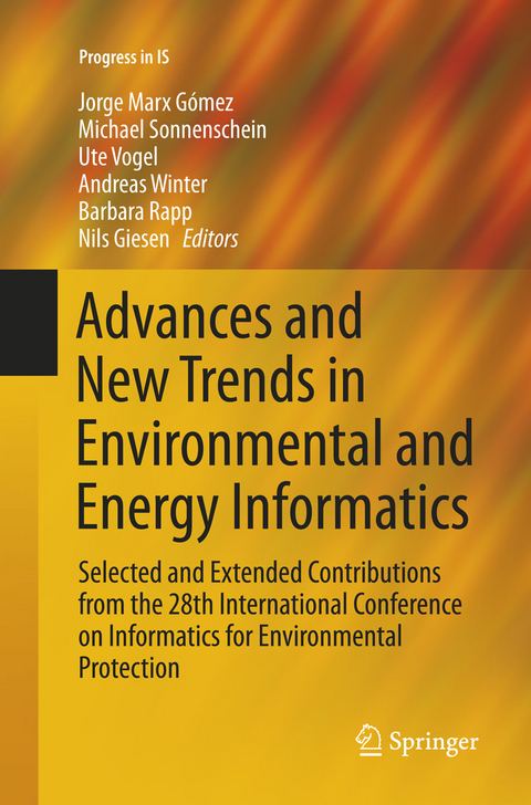 Advances and New Trends in Environmental and Energy Informatics - 