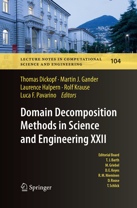 Domain Decomposition Methods in Science and Engineering XXII - 