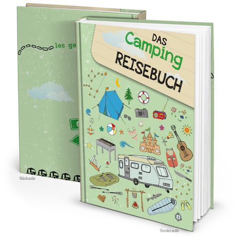 XXL Campingbuch Reisetagebuch Camping Reisebuch für Camper