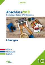 Abschluss 2019 - Realschule Baden-Württemberg Lösungen - 