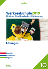 Werkrealschule 2019 - Mittlerer Abschluss Baden-Württemberg Lösungen - 