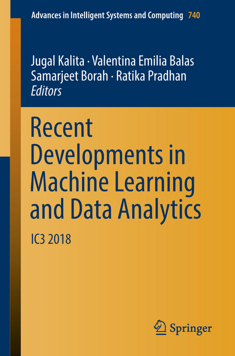 Recent Developments in Machine Learning and Data Analytics - 