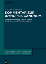 Kommentar zur "Synopsis canonum" - Alexios Aristenos