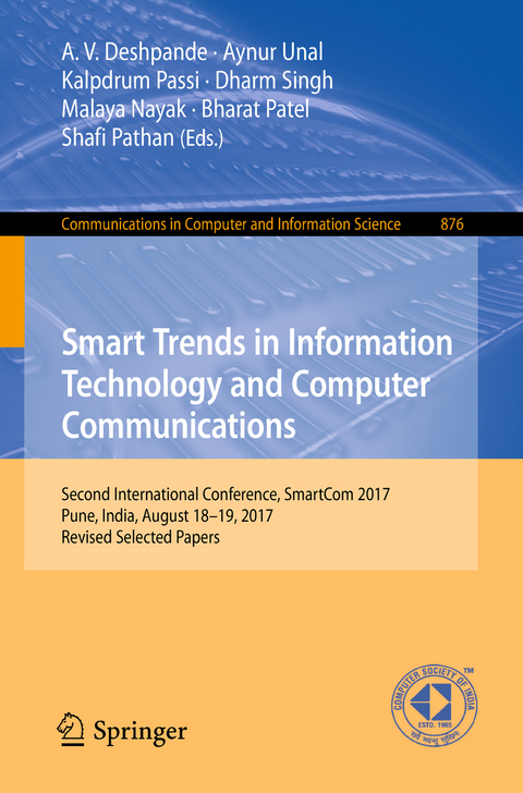 Smart Trends in Information Technology and Computer Communications - 
