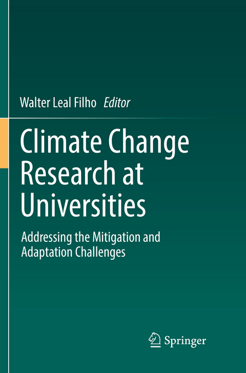 Climate Change Research at Universities - 
