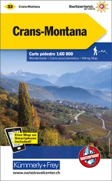 Kümmerly+Frey Wanderkarte 32 Crans-Montana 1:60.000 - 