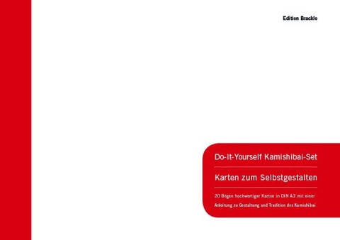 Kamishibai-Set zum Selbstgestalten / Do-it-Yourself Kamishibai Set - DIN A3 Blankokarten - Gabriela Bracklo