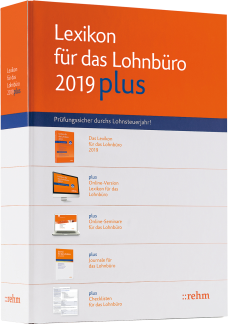 Lexikon für das Lohnbüro 2019 plus - Wolfgang Schönfeld, Jürgen Plenker