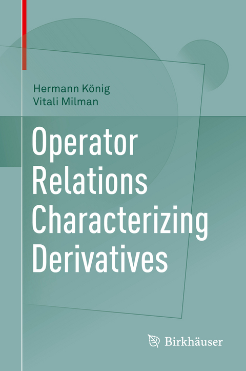 Operator Relations Characterizing Derivatives - Hermann König, Vitali Milman