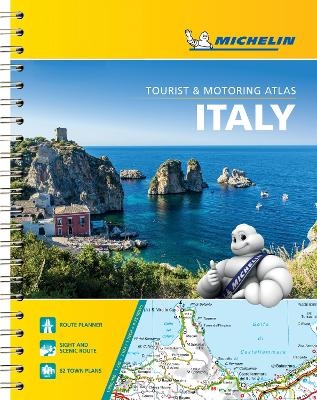 Italy - Tourist and Motoring Atlas (A4-Spiral) -  Michelin