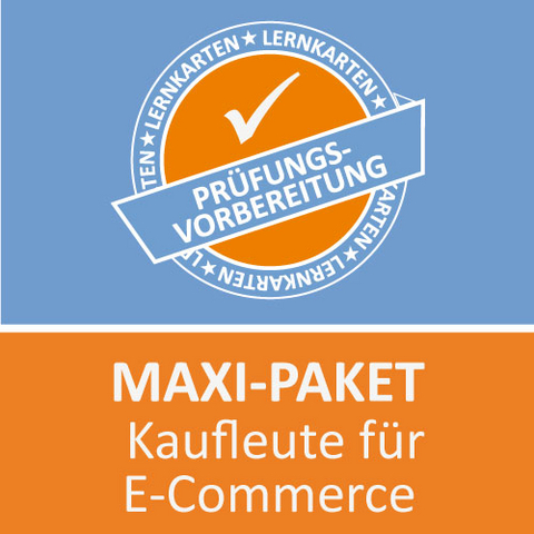Maxi-Paket Lernkarten Kaufmann für E-Commerce - Michaela Rung-Kraus, Zoe Keßler