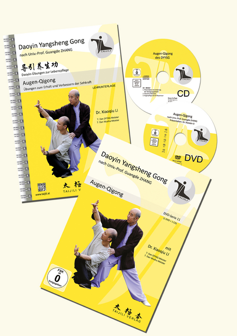 AUGEN-QIGONG SET (DVD,CD,Lehrunterlage) - Xiaoqiu Dr. Li