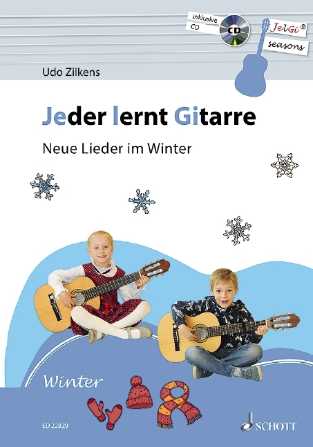 Jeder lernt Gitarre - Neue Lieder im Winter - Udo Zilkens