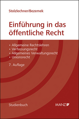 Einführung in das öffentliche Recht - Stolzlechner, Harald; Bezemek, Christoph