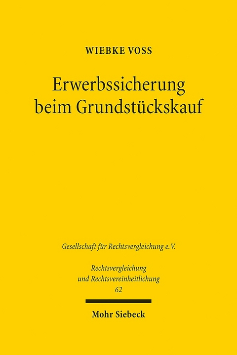 Erwerbssicherung beim Grundstückskauf - Wiebke Voß