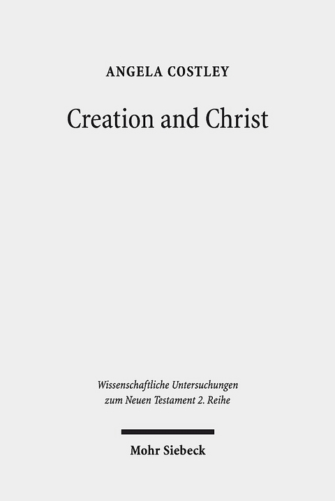 Creation and Christ - Angela Costley