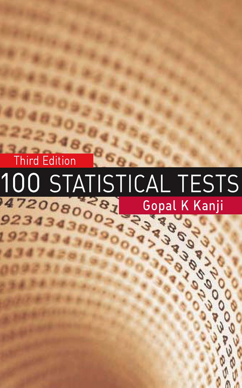 100 Statistical Tests - Gopal K K Kanji,  Author