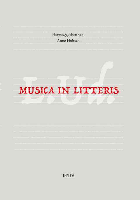 Musica in Litteris - 