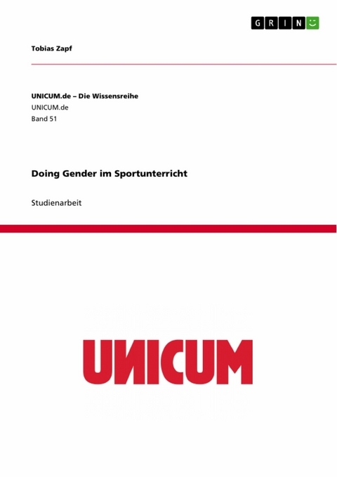 Doing Gender im Sportunterricht - Tobias Zapf