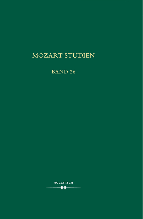 Mozart Studien Band 26 - 