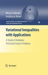 Variational Inequalities with Applications - Mircea Sofonea, Andaluzia Matei