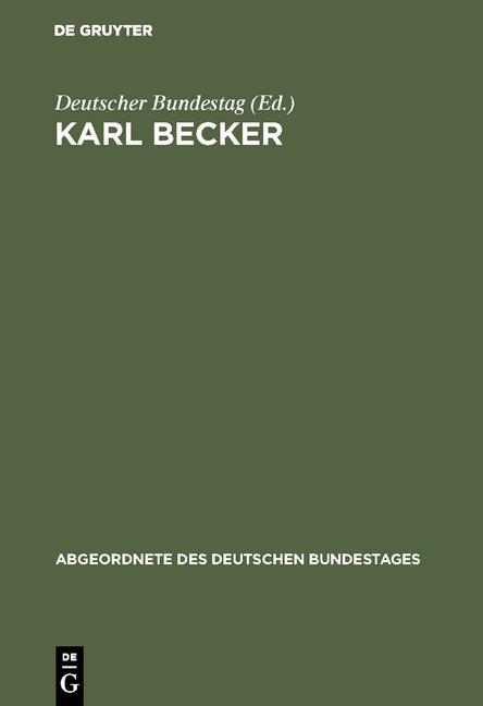 Karl Becker - 