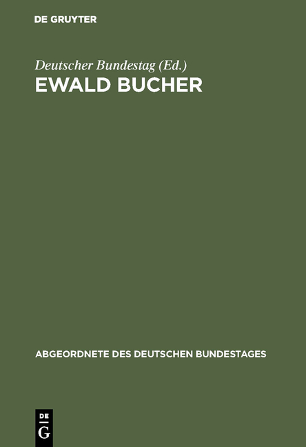 Ewald Bucher - 