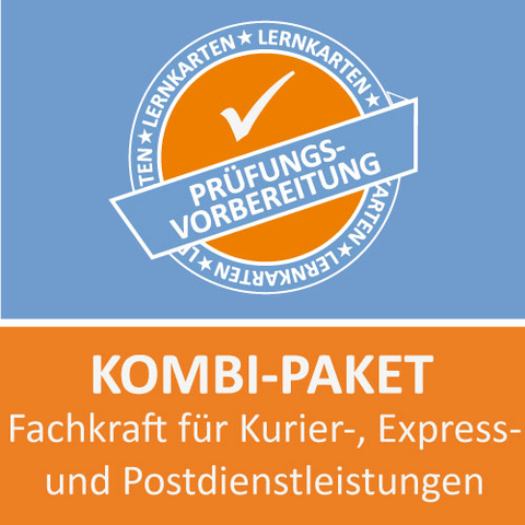 Kombi-Paket Fachkraft für Kurier‐, Express‐ und Postdienstleistungen Lernkarten - Michaela Rung-Kraus, Tanja Kaden