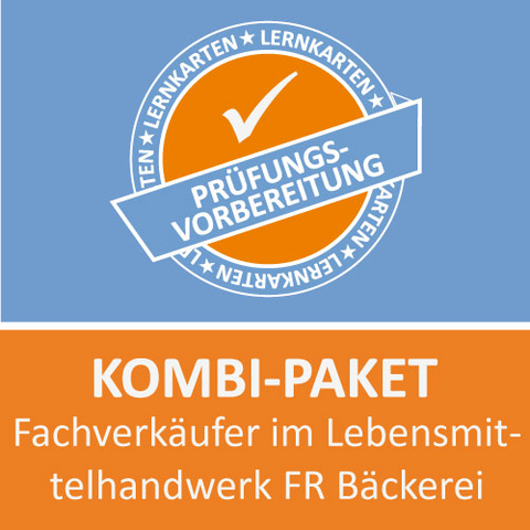 Kombi-Paket Fachverkäufer im Lebensmittelhandwerk FR Bäckerei Lernkarten - Michaela Rung-Kraus, Britta Kremling, Nicole Stegelmeyer