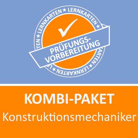 Kombi-Paket Konstruktionsmechaniker Lernkarten - Michaela Rung-Kraus, Tino Greschner