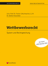 Wettbewerbsrecht (Skriptum) - Florian Schuhmacher, Stefan Holzweber
