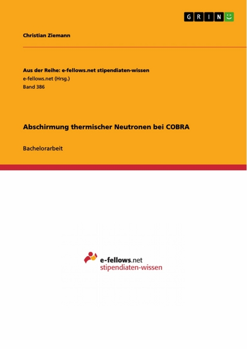 Abschirmung thermischer Neutronen bei COBRA -  Christian Ziemann