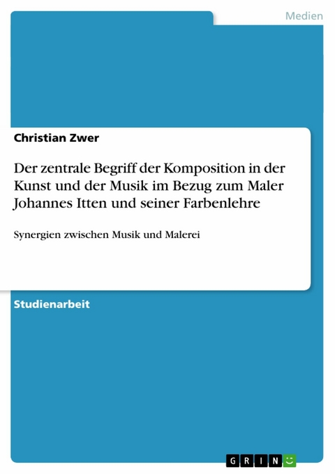 Der zentrale Begriff der Komposition in der Kunst und der Musik im Bezug zum Maler Johannes Itten und seiner Farbenlehre -  Christian Zwer