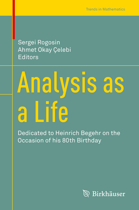 Analysis as a Life - 