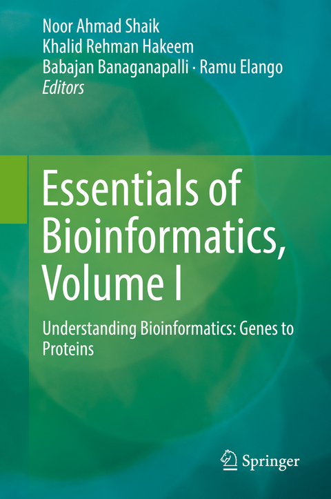 Essentials of Bioinformatics, Volume I - 