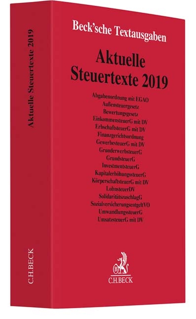 Aktuelle Steuertexte 2019