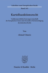 Kartellsanktionsrecht. - Ahmad Chmeis